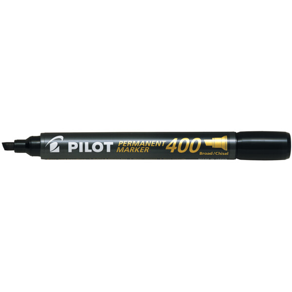 PILOT Permanent-Marker 400, Keilspitze, blau