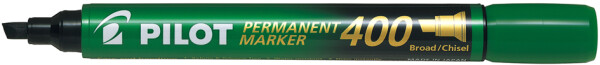 PILOT Permanent-Marker 400, Keilspitze, grün