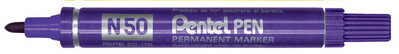 Pentel Permanent-Marker N50, schwarz, Rundspitze