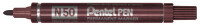 Pentel Permanent-Marker N50, rot, Rundspitze