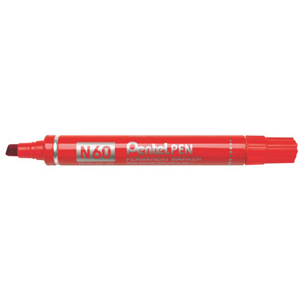 Pentel Permanent-Marker N60, blau, Keilpsitze