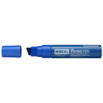 Pentel Permanent-Marker N50XL, Keilspitze breit, blau