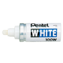 Pentel Weißer Permanent-Marker X100W, Rundspitze - 2,5 mm