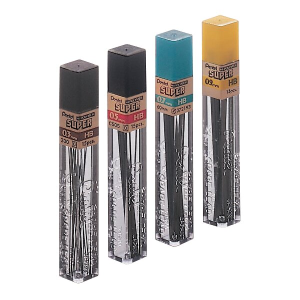 Pentel Druckbleistift-Mine SUPER, H&auml;rtegrad: HB