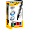 BIC Whiteboard-Marker Velleda Liquid Ink Pocket, 4er Etui