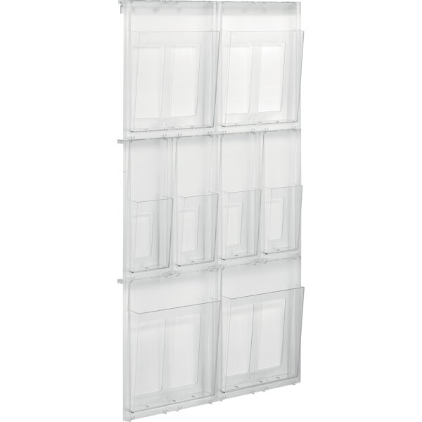 helit Wanddisplay "the placativ", 4x DIN A4 + 4x 1 3 DIN A4