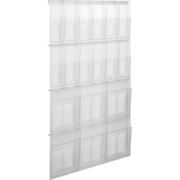 helit Wanddisplay "the placativ", 4x DIN A4 + 4x 1 3 DIN A4