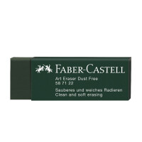 FABER-CASTELL Kunststoff-Radierer DUST-FREE, weiß