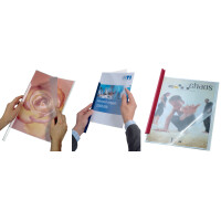 DURABLE Klemmschiene, DIN A4, Füllhöhe: 3 mm, blau