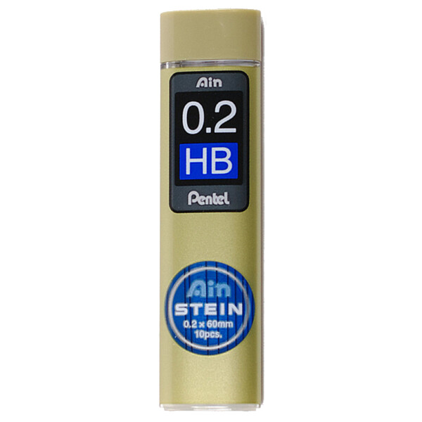 Pentel Druckbleistift-Feinmine AIN STEIN C272, Härtegrad: B