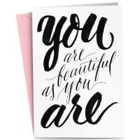 RÖMERTURM Grußkarte "YOU are BEAUTIFUL as...