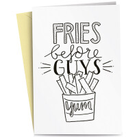 RÖMERTURM Grußkarte "Fries before guys"