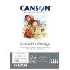 CANSON Skizzenblock Illustration Manga, DIN A3, 250 g qm