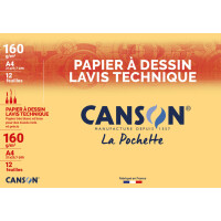 CANSON technisches Zeichenpapier, 240 x 320 mm, 160 g qm