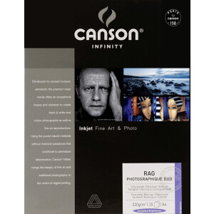 CANSON INFINITY Fotopapier "Rag Photographique Duo", A3