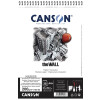 CANSON Zeichenpapier-Spiralblock "The WALL", A4, 200 g qm
