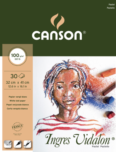 CANSON Zeichenpapierblock "Ingres Vidalon", 240 x 320 mm
