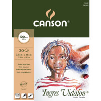 CANSON Zeichenpapierblock "Ingres Vidalon", 240...