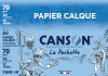 CANSON Transparentpapier, satiniert, DIN A4, 70 g qm