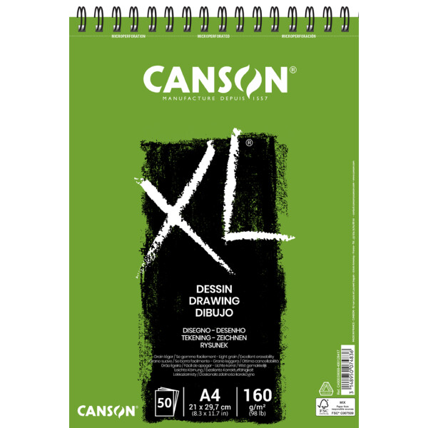CANSON Skizzen- und Studienblock XL Zeichnen, DIN A3