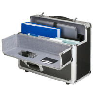 ALUMAXX Pilotenkoffer "CARBON", Aluminium, silber carbon