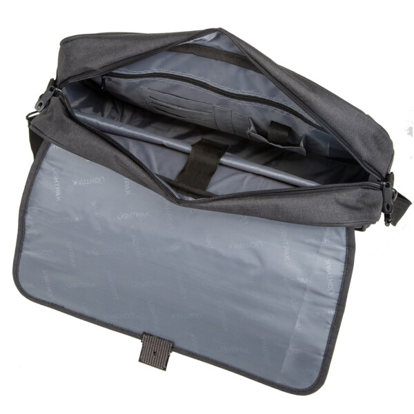 LiGHTPAK Aktentasche, aus Polyester, anthrazit