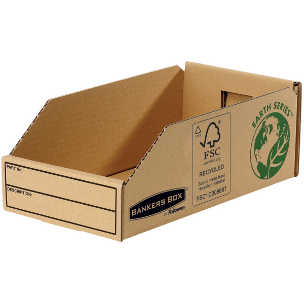 Fellowes BANKERS BOX EARTH Kleinteilebox, braun, (B)147 mm