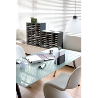 PAPERFLOW Sortierstation, 36 Fächer, grau