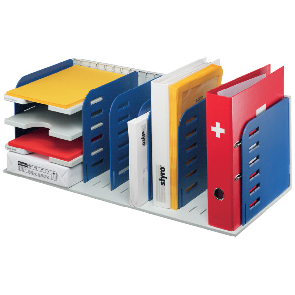 styro Ablagesystem-Grundeinheit styrorac, schwarz grau