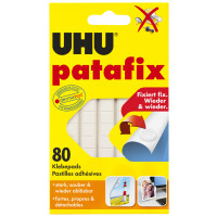 UHU Klebepads patafix, wieder ablösbar, weiß