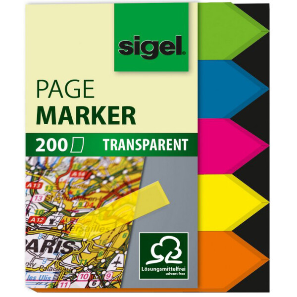 sigel Haftmarker Film, 50 x 20 mm, 160 Blatt