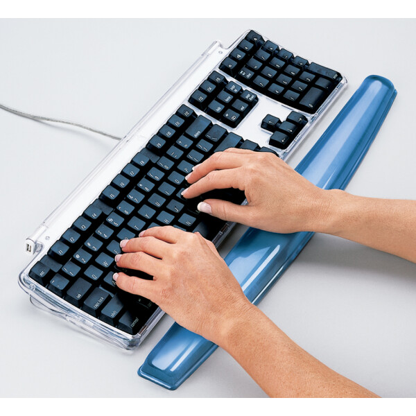 Fellowes Tastatur-Handgelenkauflage Crystals Gel, violett
