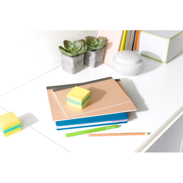 Post-it Haftnotiz-Würfel notes Mini, 51 x 51 mm, mehrfarbig