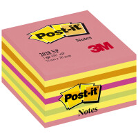 Post-it Haftnotiz-Würfel notes, 76 x 76 mm, mehrfarbig