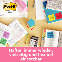 Post-it Haftnotiz-Würfel notes, 76 x 76 mm, mehrfarbig