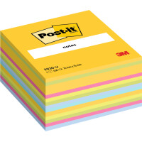 Post-it Haftnotiz-Würfel notes, 76 x 76 mm, mehrfarbig