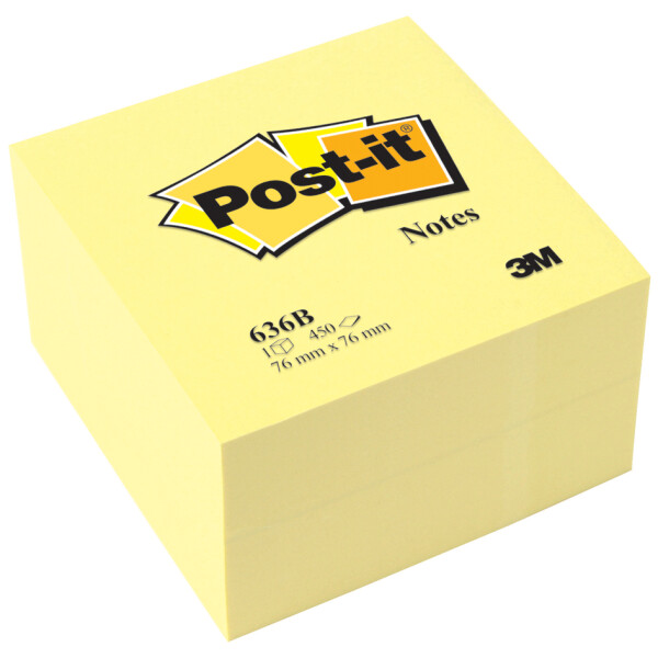 Post-it Haftnotiz-Würfel notes, 76 x 76 mm, blau grün