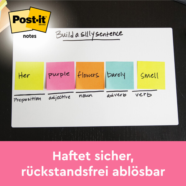 Post-it Haftnotiz-Würfel notes, 76 x 76 mm, blau