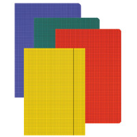 LANDRE Folio-Diarien - Glanzkladden, DIN A4, kariert