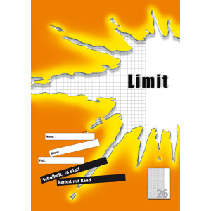 Limit Schulheft, DIN A4, Lineatur 27 9 mm liniert