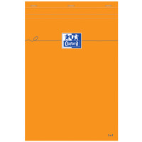 Oxford Notizblock, 210 x 315 mm, blanko, 80 Blatt, orange