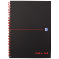 Oxford Spiralbuch "Black n Red", DIN A5,...