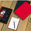 Oxford Spiralbuch Office "Black n Red", DIN A4, kariert, PP