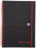 Oxford Spiralbuch Office "Black n Red", DIN A5, liniert, PP