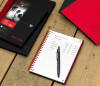 Oxford Black n Red Notizbuch - gebunden, DIN A4, kariert