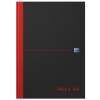 Oxford Black n Red Notizbuch - gebunden, DIN A4, liniert