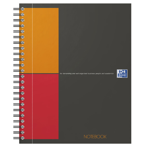 Oxford International Spiral-Notizbuch "NOTEBOOK", DIN A5