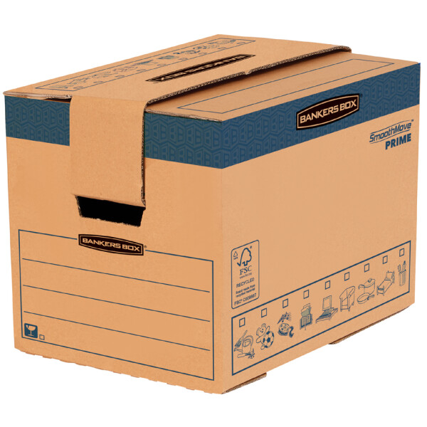 Fellowes BANKERS BOX TRANSIT Umzugskarton SmoothMove, gro&szlig;