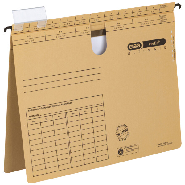 ELBA Hängehefter vertic ULTIMATE, kaufmännische Heftung, A4