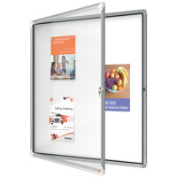 nobo Schaukasten Premium Plus, Metall-Rückwand, 6 x...